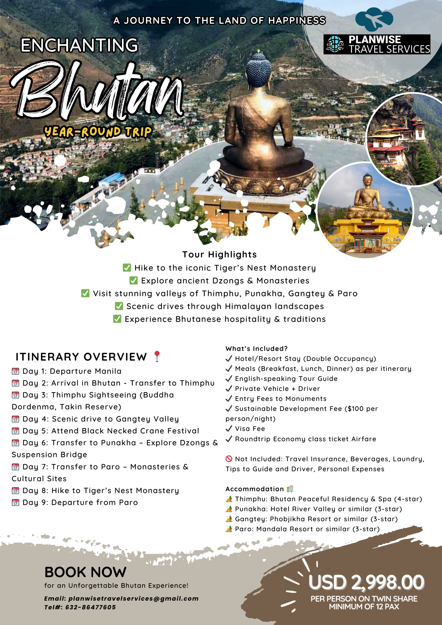 Bhutan Year_Round Trip