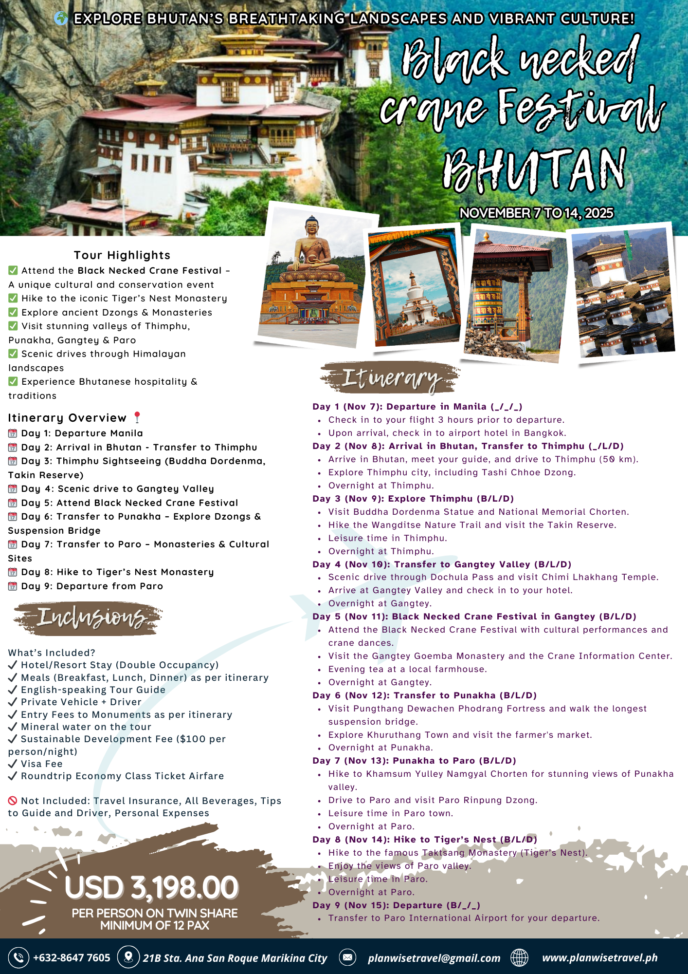 Black Necked Crane Festival